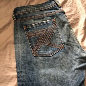 Seven for all mankind zig zag pocket jeans sz 28
